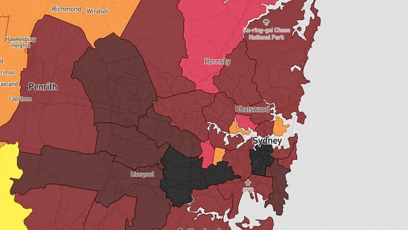 新州最新疫情地图公布，悉尼多地活跃病例数令人忧（组图） - 3