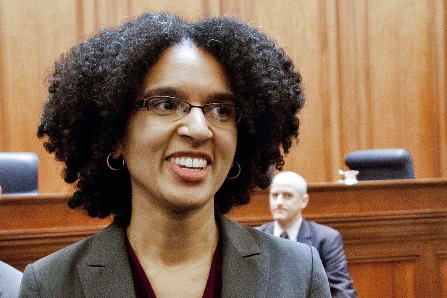 拜登承诺将提名一位黑人女性为最高法院大法官。图中的是加州最高法院法官Leondra Kruger，是当中热门人选之中。（AP）