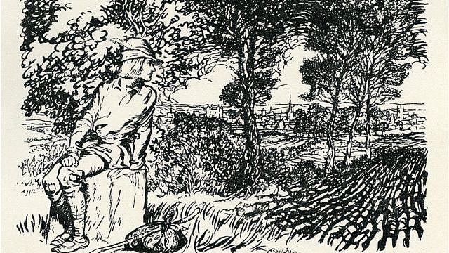 英国著名插画家亚瑟·拉克汉姆（Arthur Rackham）笔下的迪克·惠廷顿