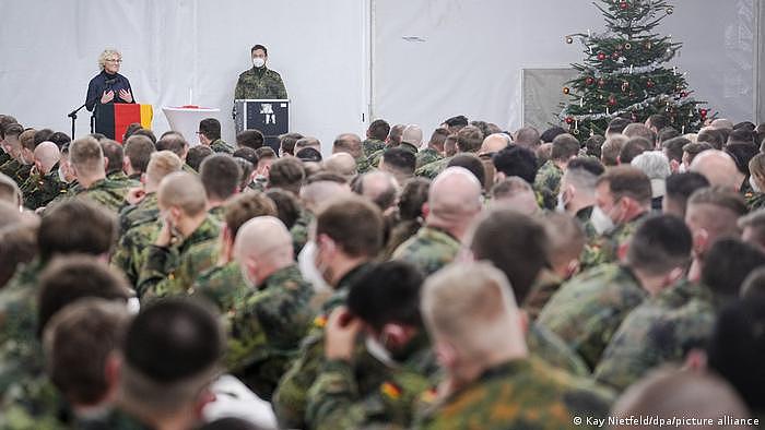 Litauen Bundesweh in Rukla | Verteidigungsministerin Lambrecht 