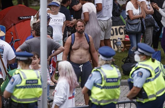 新西兰国会抗议：已逮捕120人，2名警察受伤，已向惠灵顿增派警力（组图） - 14