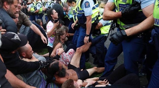 新西兰国会抗议：已逮捕120人，2名警察受伤，已向惠灵顿增派警力（组图） - 9