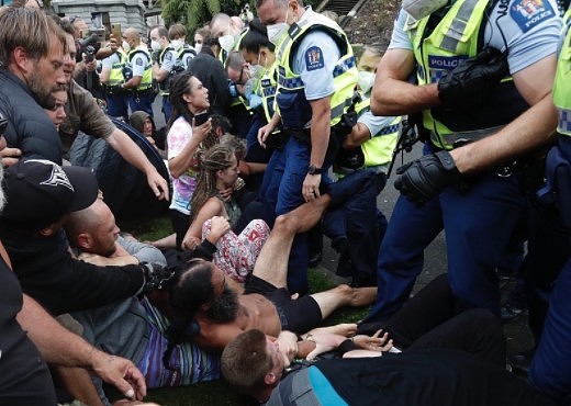 新西兰国会抗议：已逮捕120人，2名警察受伤，已向惠灵顿增派警力（组图） - 13