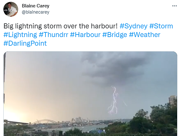 强雷暴席卷悉尼！海港大桥等地遭“天打雷劈”，气象局发恶劣天气警报（视频/组图） - 3