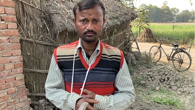 Shiv Pujan, a paddy farmer in Uttar Pradesh