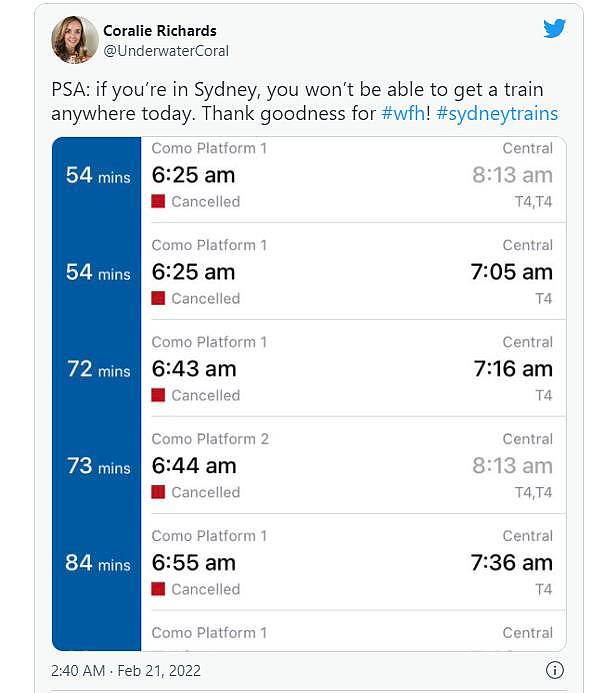 悉尼火车全城大停运！早晚高峰通勤瘫痪，周二恐难恢复（组图） - 8