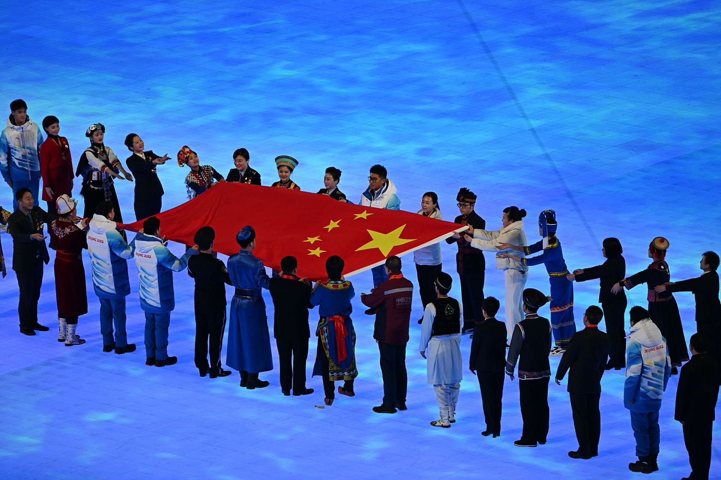 2022年2月4日，第二十四届冬季奥林匹克运动会开幕式在北京举行。（新华社）