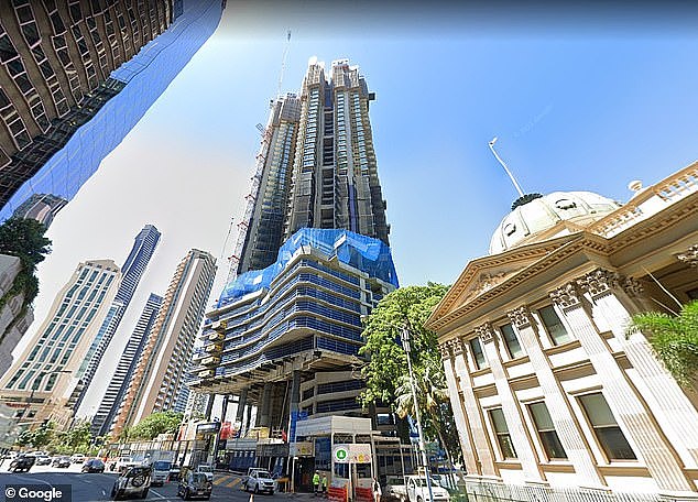 The 264 high-quality residential apartments (pictured) has haemorrhaged as much as $120million