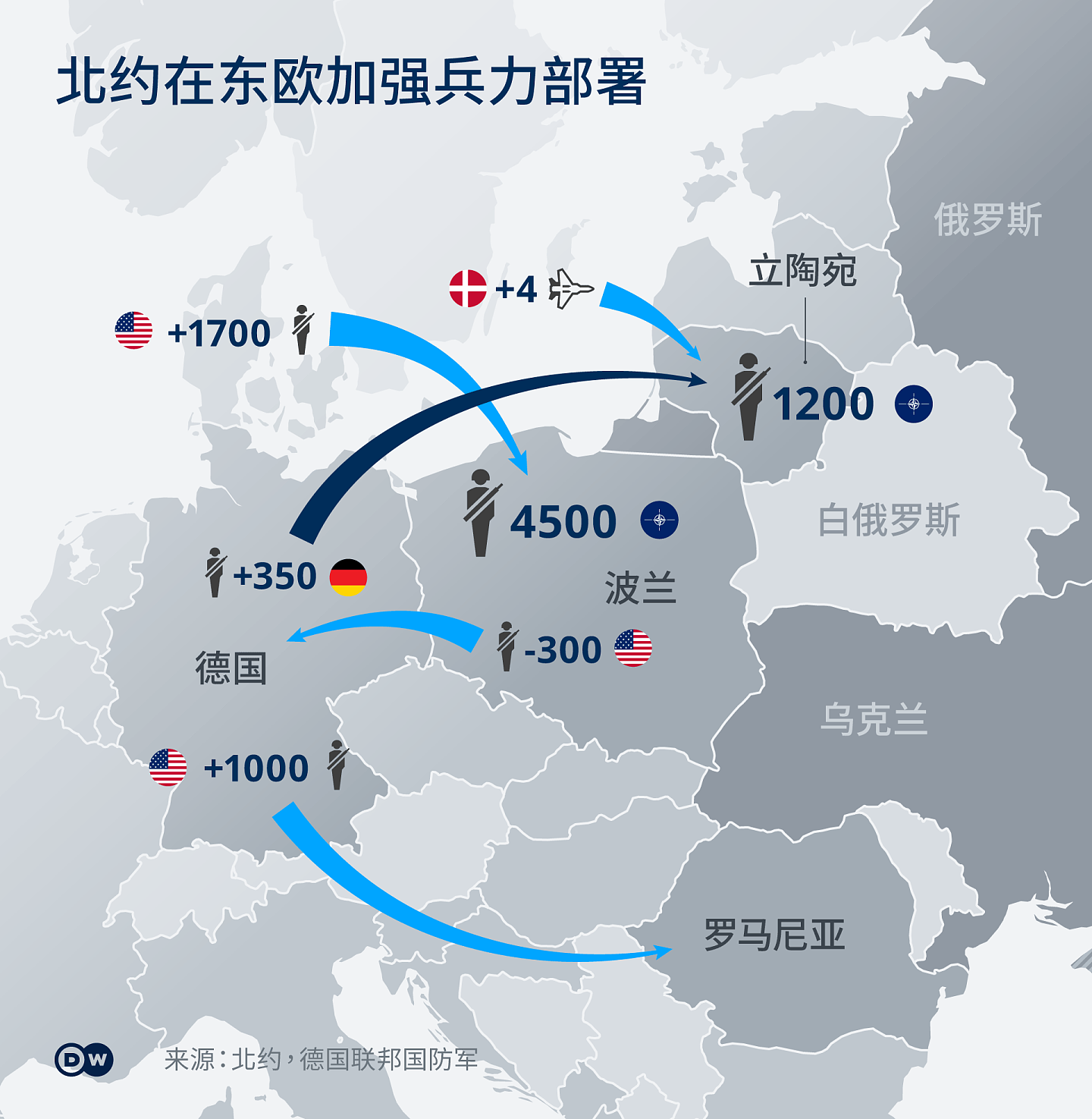 Infografik NATO truppenaufstockung ZH