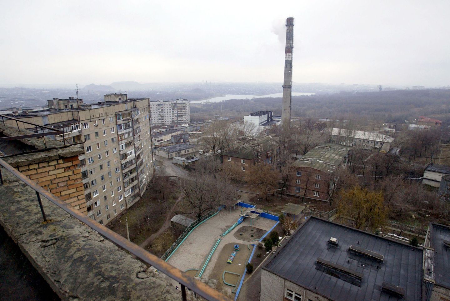 顿涅茨克有着鲜明的苏联工业城市色彩。（Getty Images）