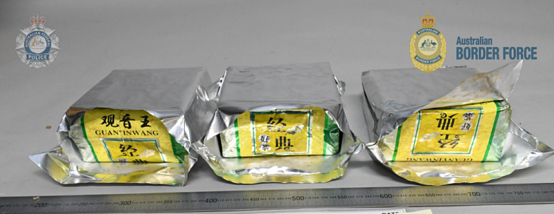 黑市价格高达$5500万！澳海关截获数十公斤毒品，以中文绿茶包装伪装闯境（组图） - 3