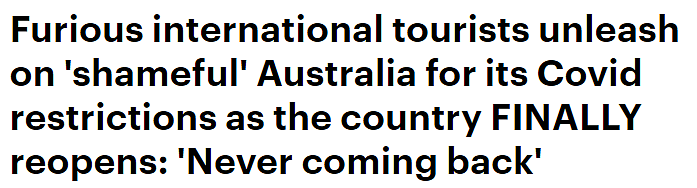 澳防疫令引骂声，有国际旅客誓言“永不返澳”：那里以封锁和厕纸大战出名（组图） - 1