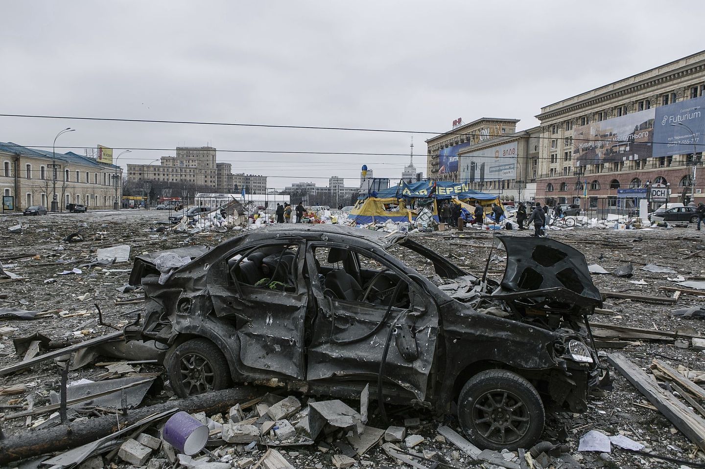 乌克兰哈尔科夫州州长：炮击事件已造成至少21死112伤（图） - 1