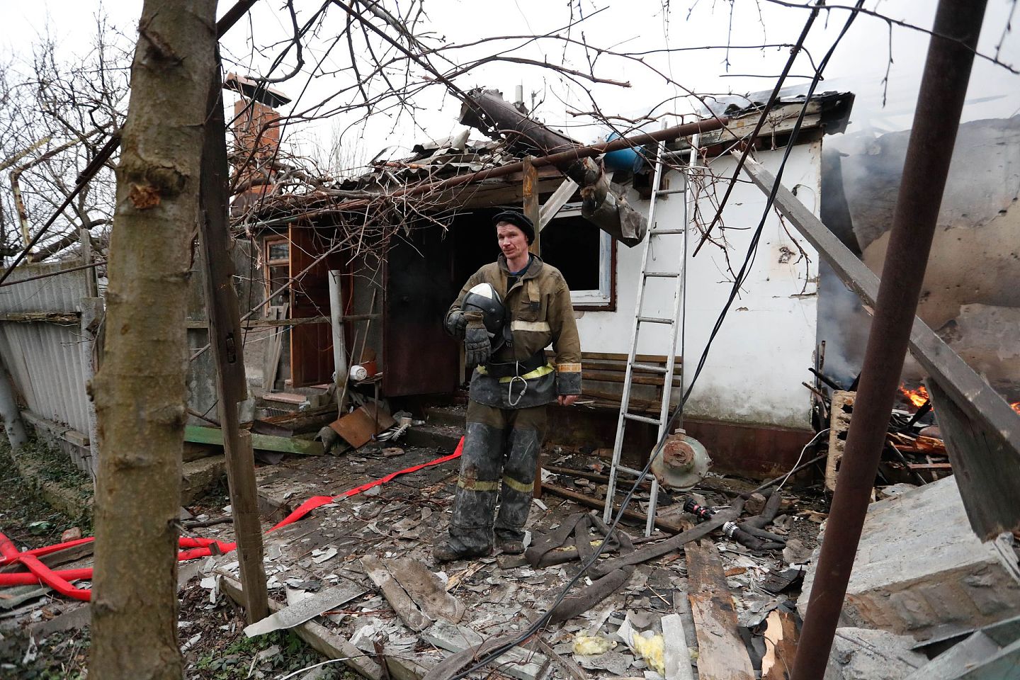 从2014年开始，乌克兰局部低烈度战事的发展以及让当地人习以为常。（新华社）