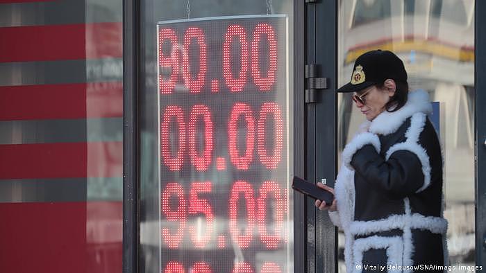 Russland Rubel Wechselkurs Talfahrt