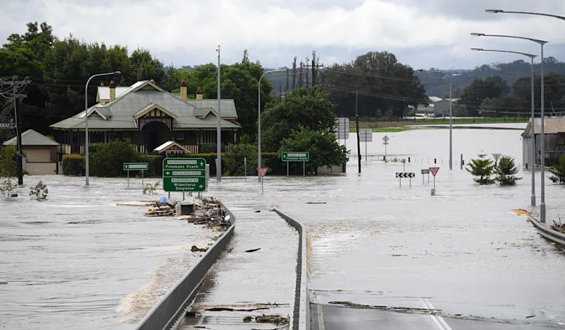 洪水来袭，悉尼西南区一地被要求撤离！1000公里海岸线面临威胁（组图） - 2
