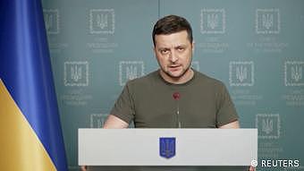 Ukraine Kiew Präsident Volodymyr Zelensky Ansprache