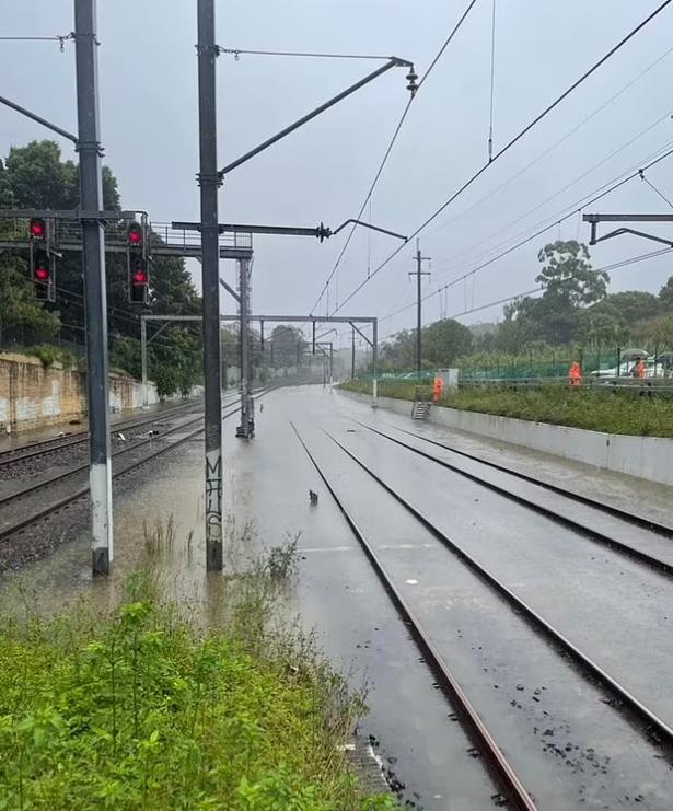 连日暴雨致悉尼火车网络瘫痪，大量线路延误或取消！交通厅：下周前别坐火车 