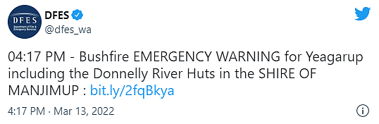 西澳发布山火紧急警报，居民需立即撤离！火势正在蔓延（组图） - 3