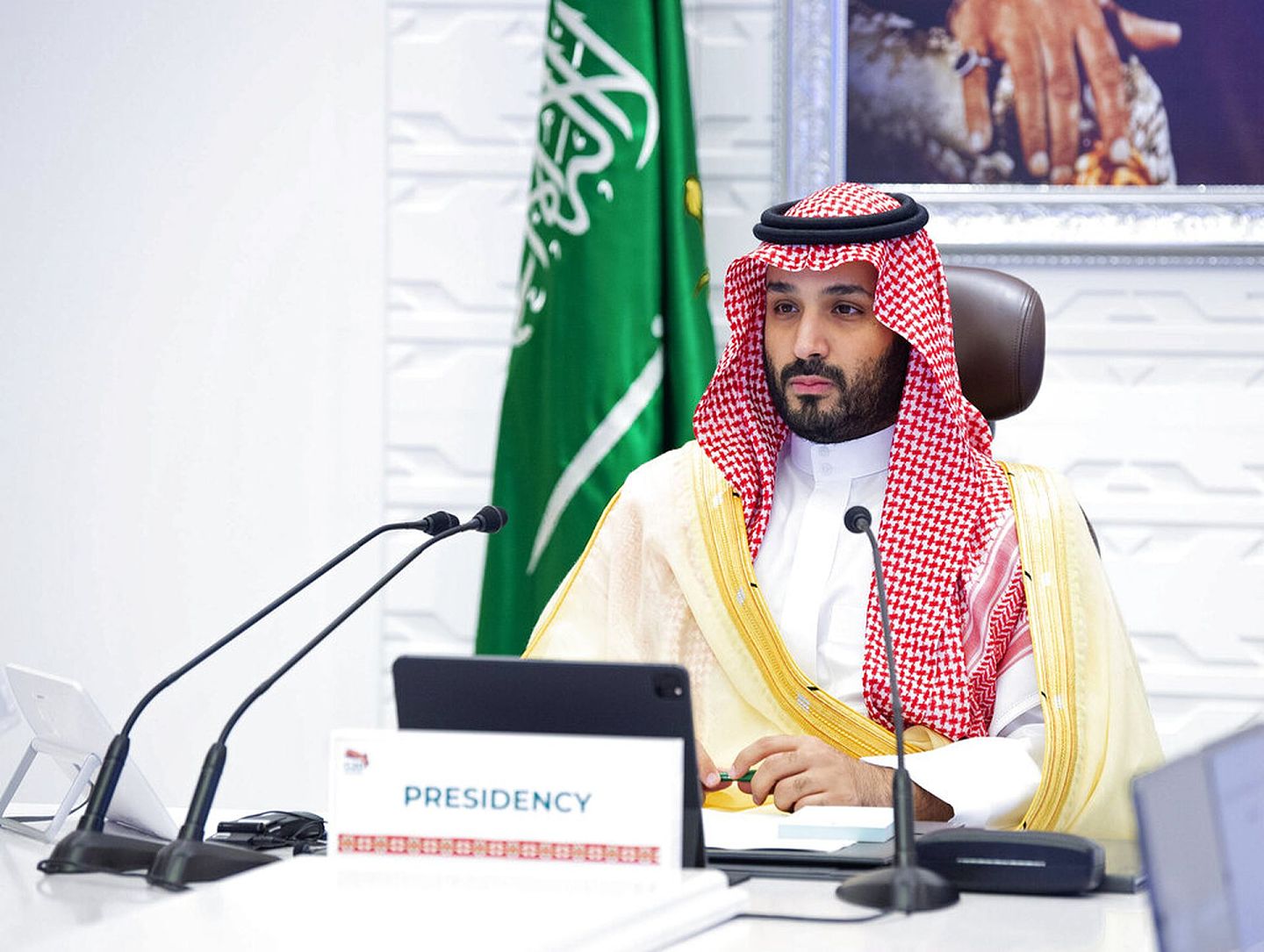 穆罕默德（Mohammed bin Salman）据报拒绝与拜登通电。（美联社）