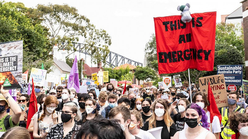 全澳36地爆发示威游行，莫里森回应气候抗议者：正在减排，但需中国配合（组图） - 4
