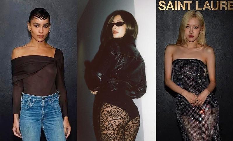 时尚品牌Saint Laurent创意总监Anthony Vaccarello日前在洛杉矶举办了一场奥斯卡前导派对，到场女星各种性感时尚造型非常抢眼。 （取材自Instagram）