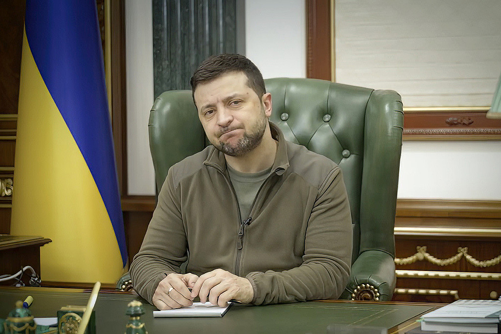 乌克兰总统泽伦斯基（Volodymyr Zelensky）。 (图/美联社)