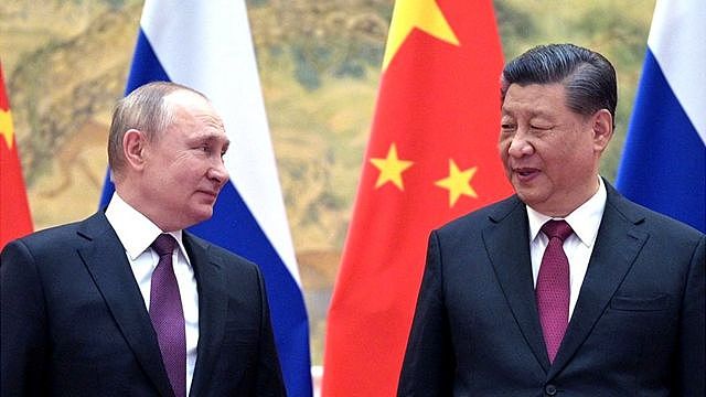 2022年2月，普京和中国国家主席习近平在北京会晤