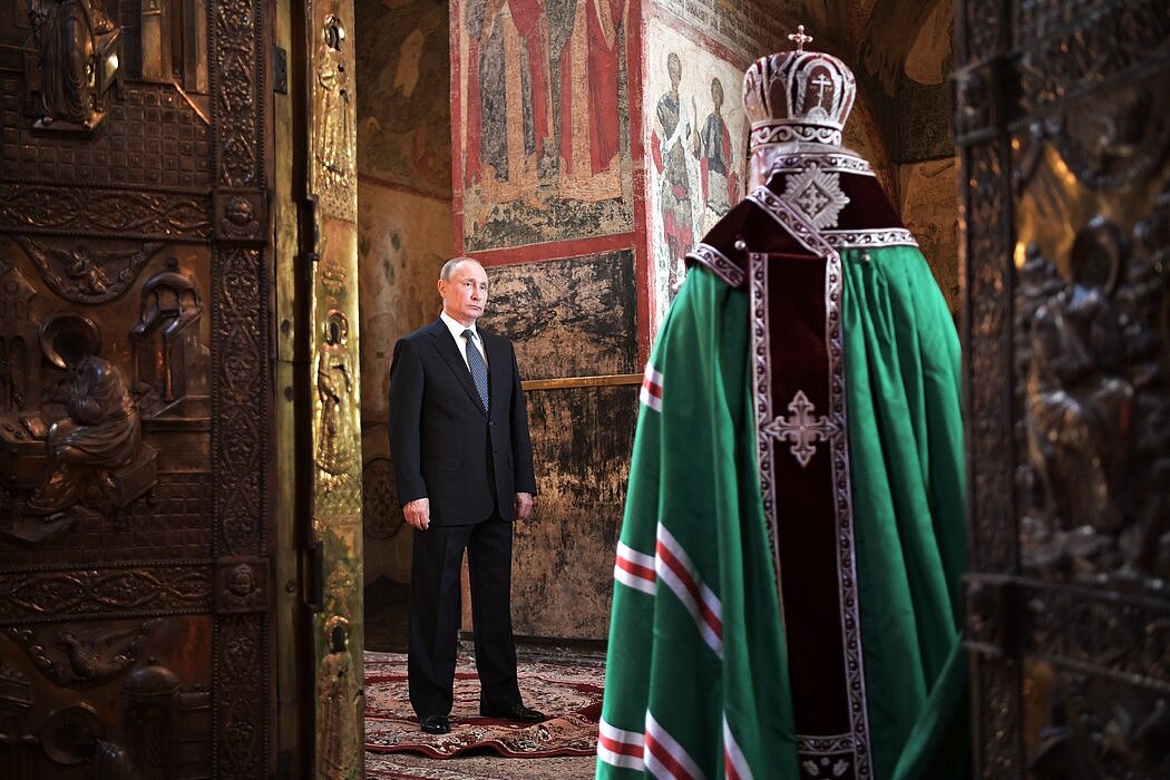 普京将自己重塑为东正教的捍卫者。