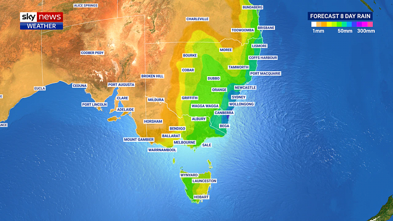 预计悉尼周三将迎来暴雨，潮湿天气或持续至周末！多地面临洪水风险（组图） - 3