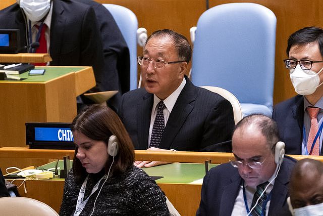 联合国决定暂停俄罗斯人权理事会席位，中国代表表明立场（组图） - 3