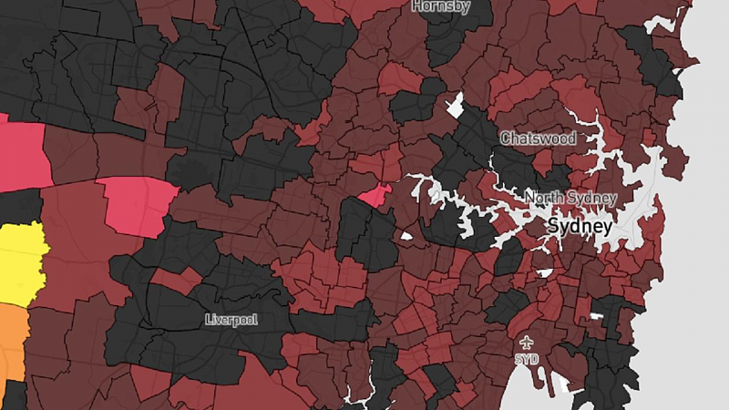 新州最新疫情地图公布！部分偏远地区增幅最大，全州累计确诊病例逼近200万（图） - 2