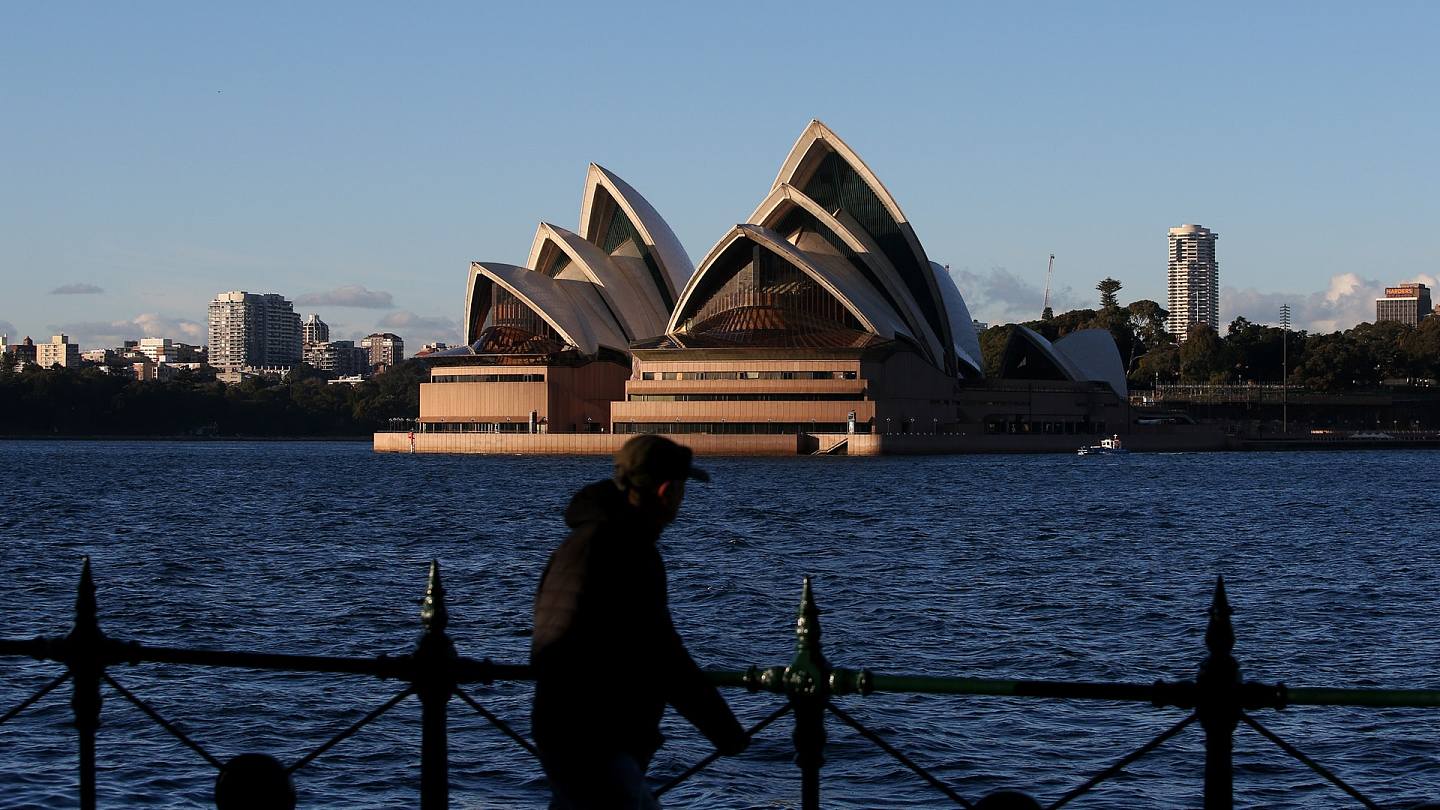 澳洲：图为7月7日，澳洲悉尼歌剧院附近的景色。 （Getty）