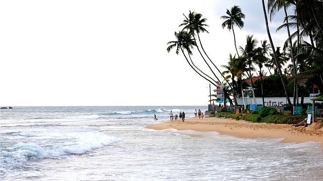 A Beach in Sri Lanka.
