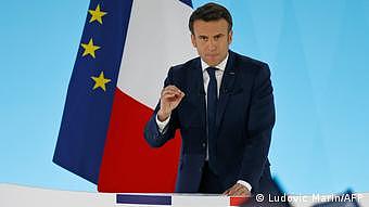 Frankreich Präsident Macron Rede