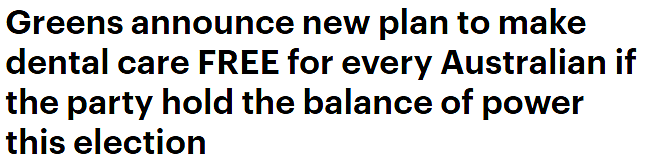 绿党党魁：若在大选后保持权力平衡，将把牙科保健纳入个人医保（组图） - 1