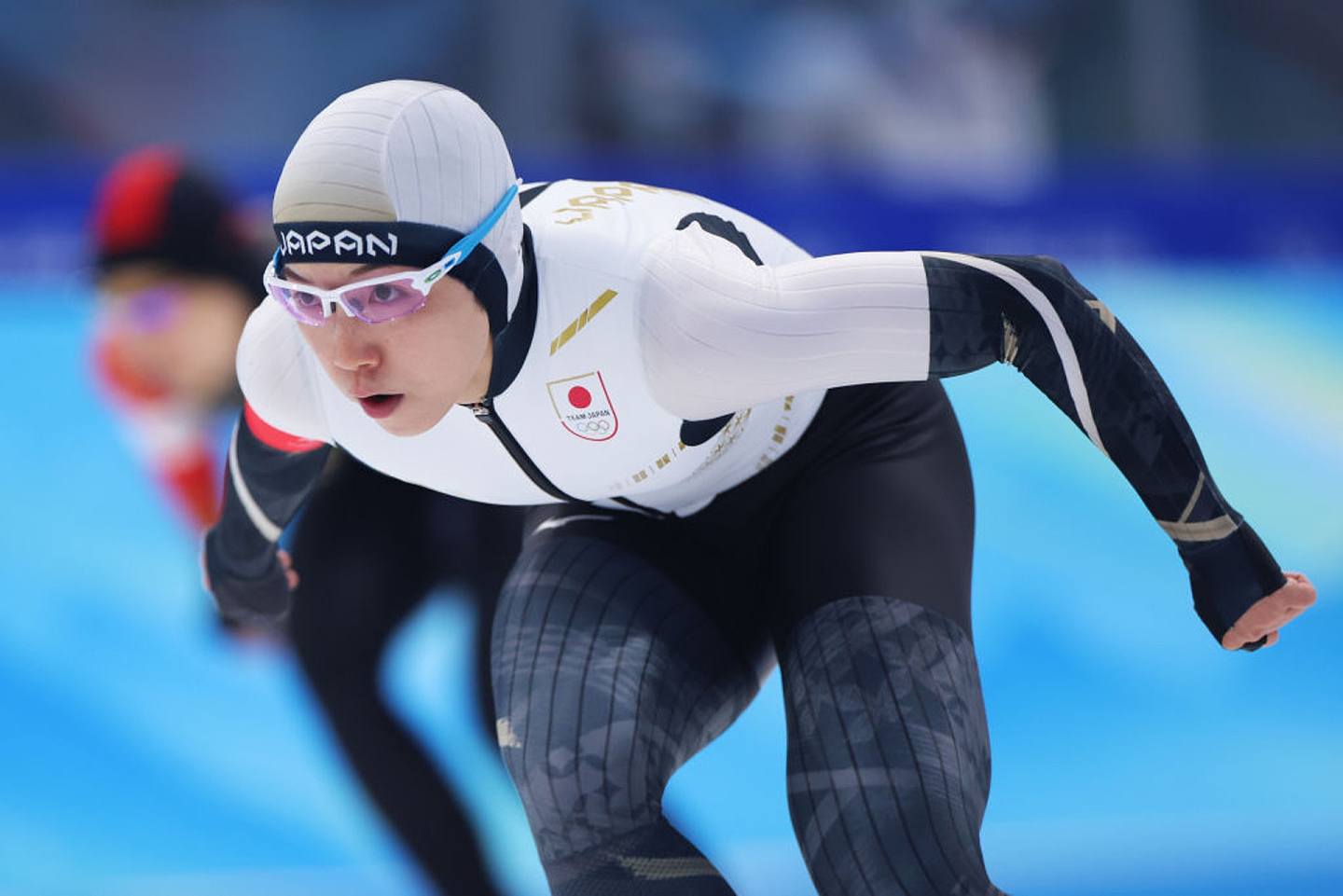 平昌冬奧金牌得主小平奈緒，在今屆500米賽事因腳踝傷勢，表現未如理想。（Getty Images）