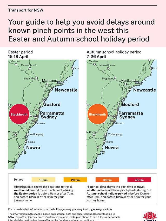 必看！新州复活节出行指南，交通拥堵热点公布，最长延误45分钟，出门记得绕开（组图） - 4