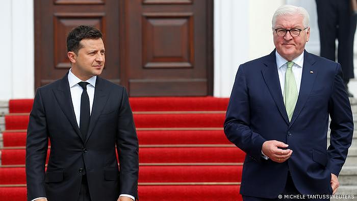 德国柏林 |  Frank-Walter Steinmeier 会见 Volodymyr Zelenskiy