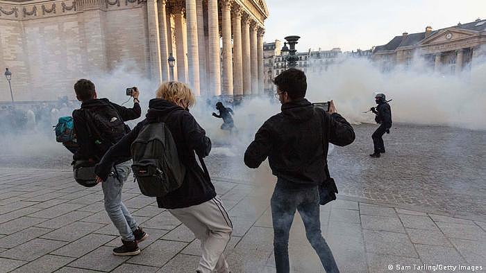 Frankreich | Studentenproteste in Paris