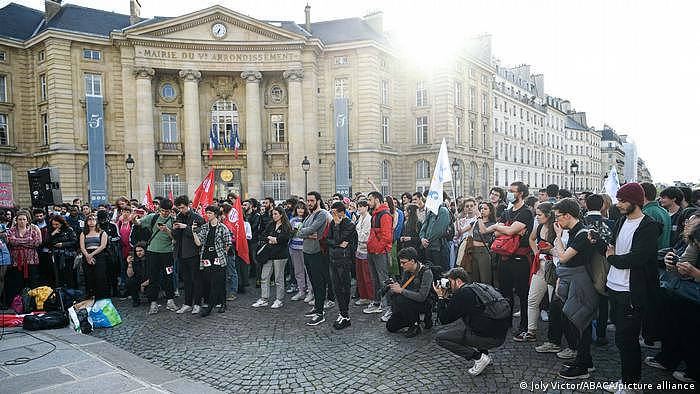 Frankreich | Studentenproteste in Paris