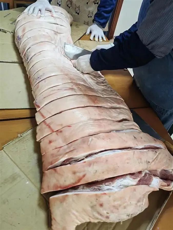上海团购天花板，居民团了头170多斤的整猪，71岁解剖学教授上场了（视频/组图） - 1