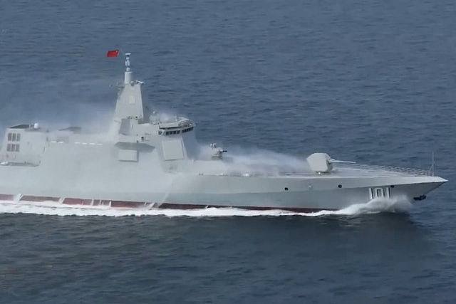 最新一艘055大驱亮相，中国海军已有4艘万吨大驱露面（组图） - 2