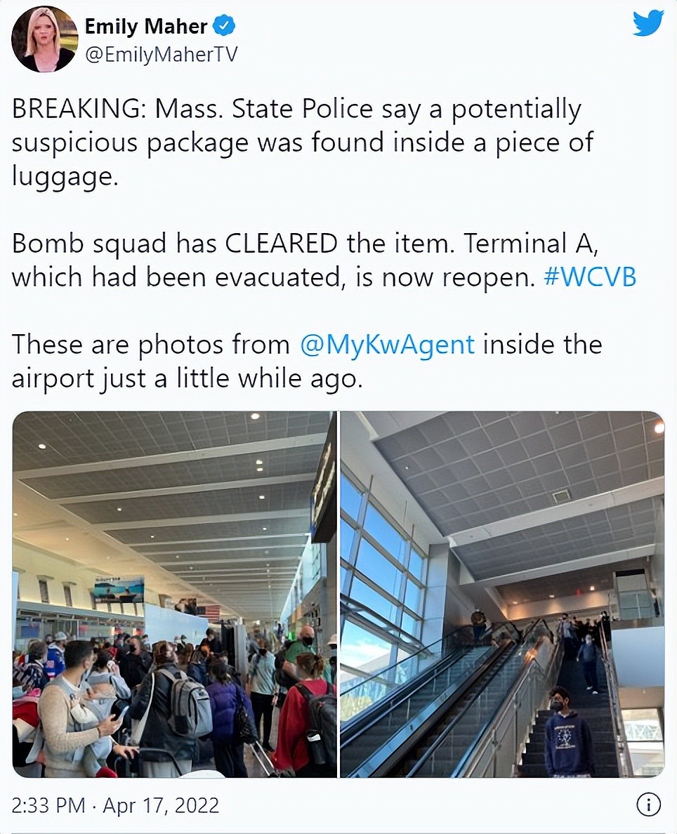 美国机场长周末上演大逃亡 惊动拆弹组 大量乘客紧急疏散