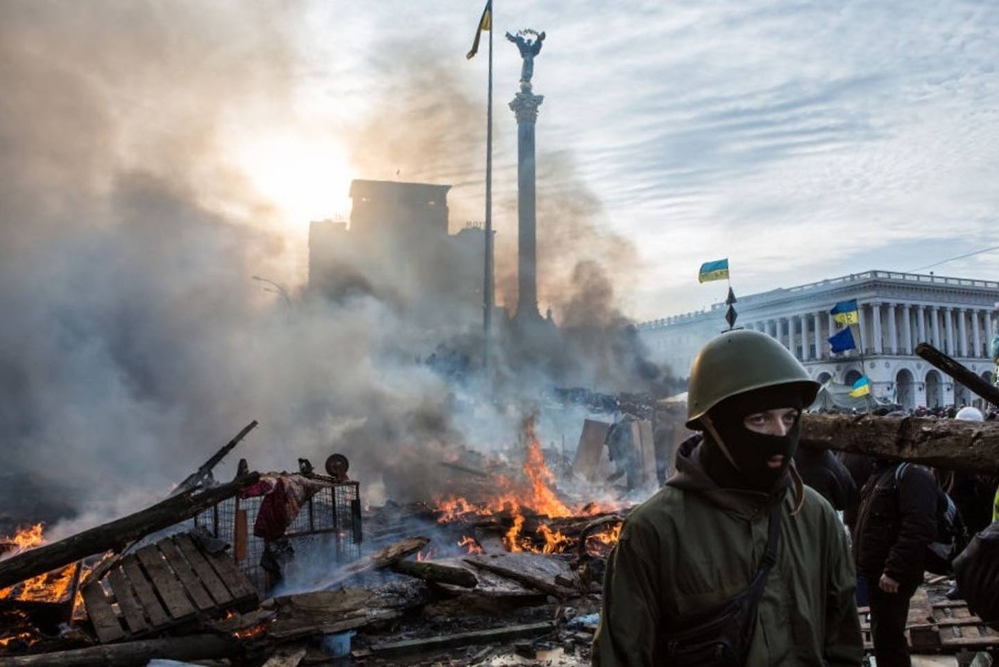 2013至14年的广场革命是乌克兰的转捩点，此后克里米亚被俄罗斯控制，顿巴斯地区战火不息，乌克兰与俄罗斯关系持续紧张。 (GettyImages)