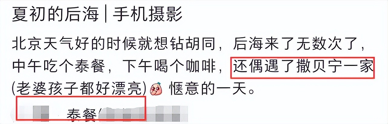 撒贝宁全家到百元餐厅吃饭！妻子体型显壮实，保姆全程伺候龙凤胎