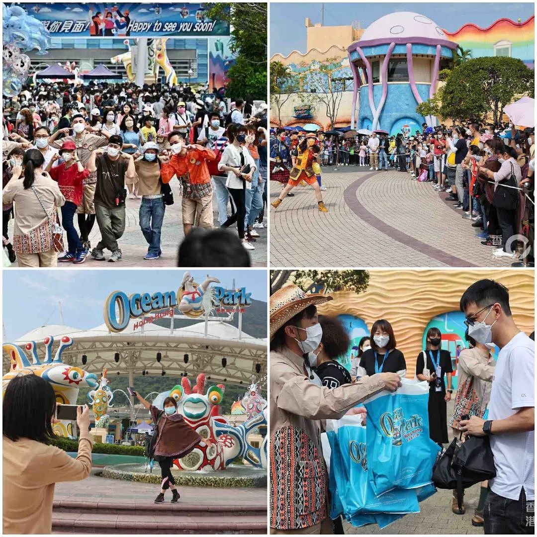 香港“放开”第一天，市民撒欢儿 迪士尼、海洋公园开门迎客