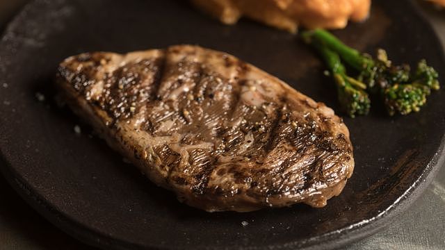 A steak grown by Aleph Farms