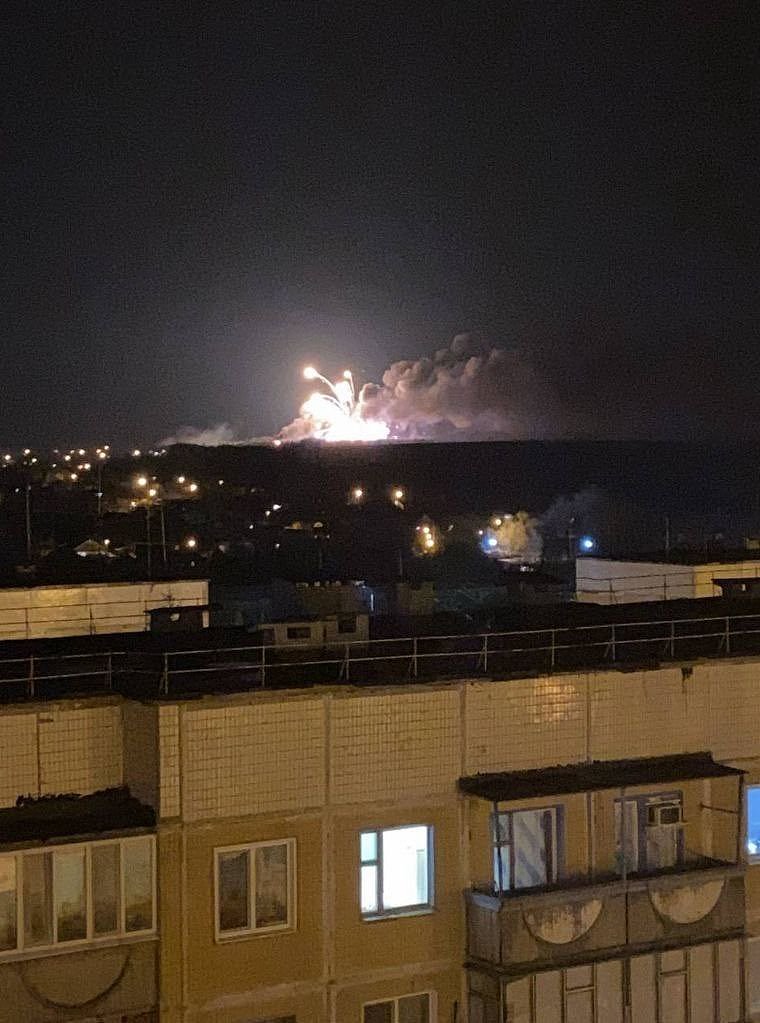 俄罗斯在俄乌边境的别尔哥罗德州市郊发生一起导弹爆炸事件。 (资料照片)   图：翻摄自Wars on the Brink推特