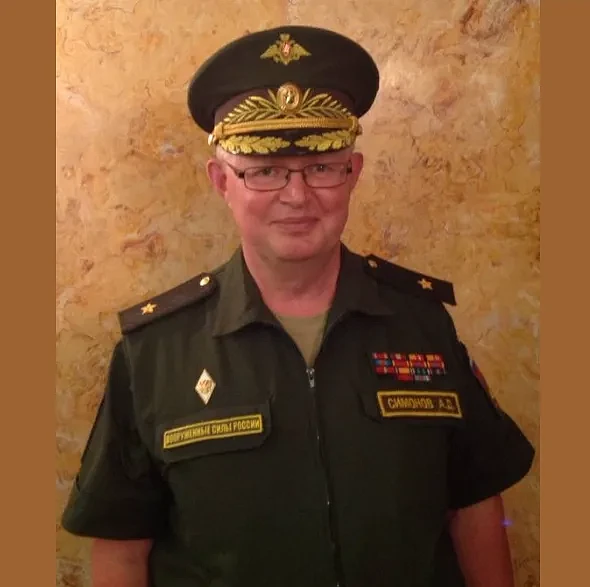 俄軍參謀長西蒙諾夫、電子戰部隊高級領導人（Andrei Simonov）。   圖：翻攝自MariuszCielma 推特